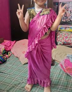 Baby Girl Saree With Blouse