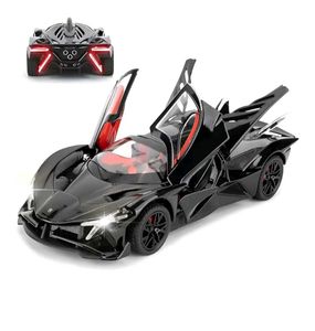 Sleek Black EVO Racing Car