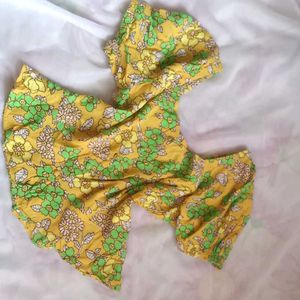 Floral Yellow Top