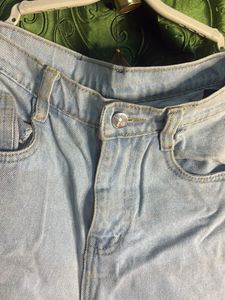 Light Wash Wide Leg Jeans