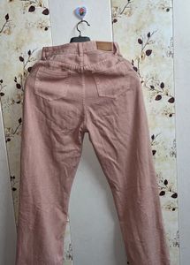 Straight Fit Light Pink Jeans