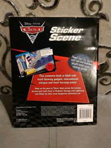 Disney Pixar Cars 2 Sticker Scene