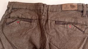Checks Brown And Coffee Men Jeans
