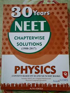 Neet pyq Book 30 Years Chapterwise Solutions