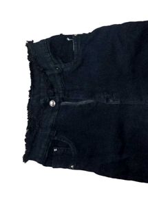 Tapered High Waisted Black jeans