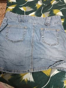 Denim Mini Skirt