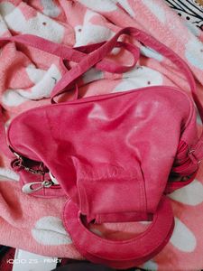 Hot Pink Sling Bag For Women