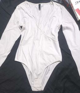 Classic White Bodysuit - Effortless Grace! 🤍