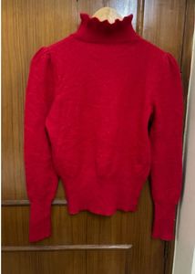 Red Turtleneck Sweater