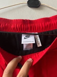 Nike Red Track Pants