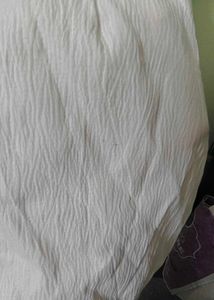 White Embroidered Peasant Top