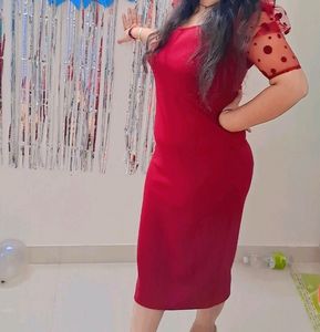 Maroon Dress
