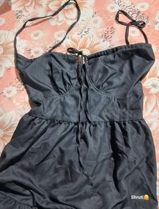 Black Halter Sundress