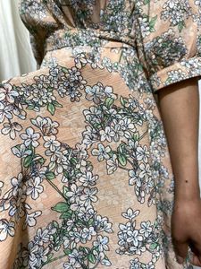 Floral Above The Knee Dress