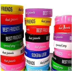 Colorful Silicone Wristbands pack of 10
