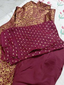Indian Ethnic Chanderi Suit