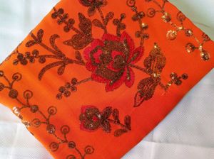 Embroidery Design Saree 😍