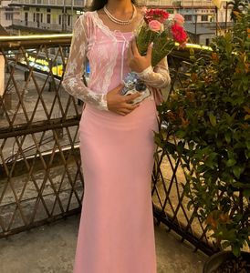 Pink Maxi Dress( Dress Only)