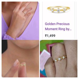Giva Golden Precious Moments Ring