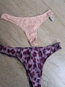 Combo Of  Six Imported Fabric  Thong  Panty