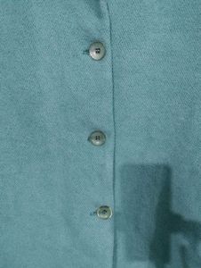 Green Button-Down Coat