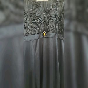 Black Western Style Gown