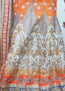 Red And Golden Lehanga/Party Wear