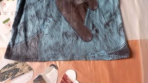 Sweatshirt  3D Print Cat Pattern T-shirt Top Casua