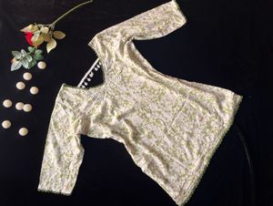 Floral Print Kurta