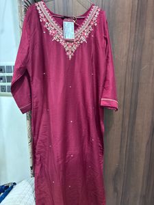 Elegant Embroidered Kurta Set
