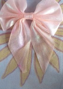 Pink Bow Hair Accessory