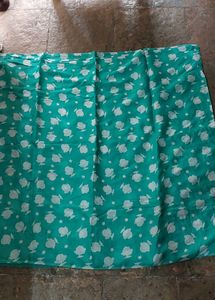 Floral Cotton Blend Saree