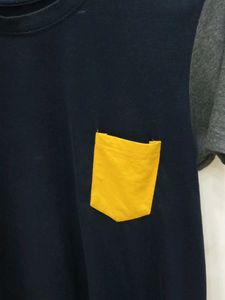 Stylish Navy T-Shirt with Pocket
