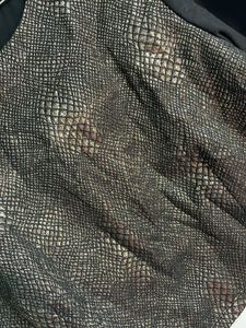 Stylish Snake Print Crop Top