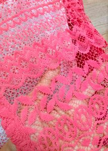 Pink Lace Detail Dress 4xl