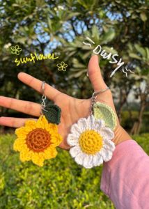 5 Crochet Keychains