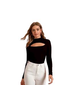 NEWME Sleek Black Bodysuit
