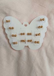 Stud Earring 12 piece Set
