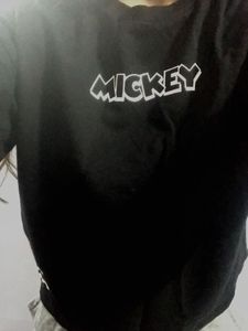 SPLASH Disney MickeyMouse Graphic Print Sweatshirt