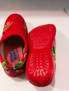 Cute Red Floral Shoes