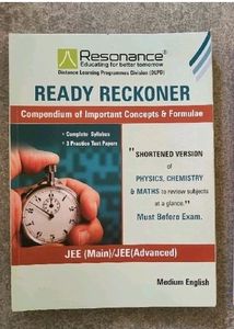Resonance Ready Reckoner For Jee Mains And Advance
