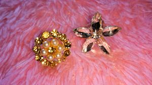 Pearl & Crystal Adjustable Rings