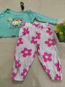 Cute Kids Outfit With Full Pant Set