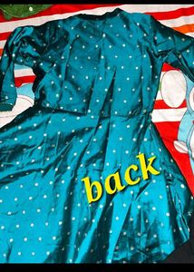 Teal Embroidered Kurta