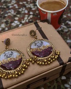 Custom Resin Jhumka