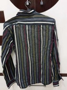 Striped Button-Down Shirt