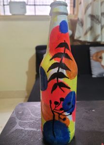 Handpainted Glass Bottles