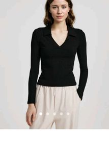 Polo Collar fitted T-shirt