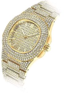 Gold-Crystal Luxury WatchStatement Elegance. Timel