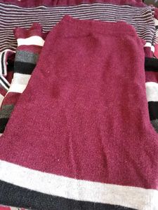 Woolen Plazzo Suit